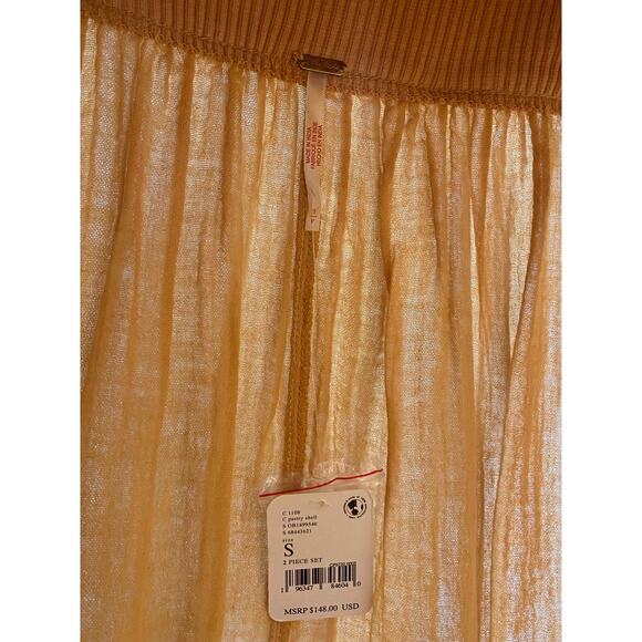 Free People Frances Maxi Skirt ONLY Buttons High Rise Peasant Boho Lagenlook S - Picture 6 of 12